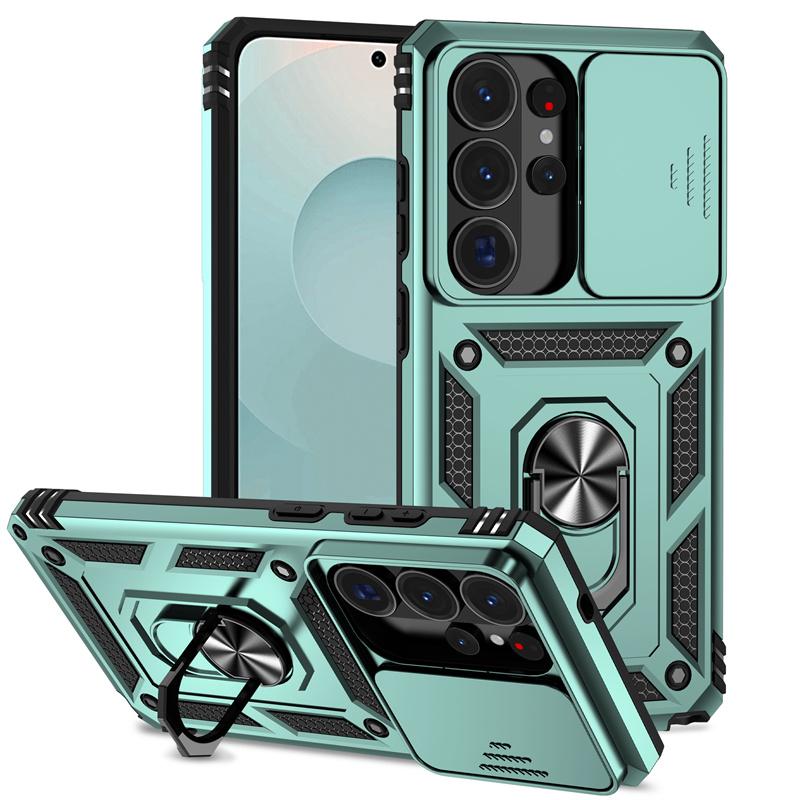 Чехол-слайдер с защитой камеры для Samsung Galaxy S26 Ultra Чехол Samsung Galaxy S26 Ultra Coque Fundas Военный Магнитный Держатель Бампер для Телефона