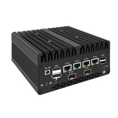 Мини-ПК Barebone Intel Core i7 13620H, 2x 10G SFP+ 4x 2.5G LAN, DDR5 Без ОЗУ Без SSD Межсетевой экран Мягкий маршрутизатор, Поддержка Proxmox VE ESXi