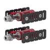 Bike Pedals Rust Proof Prevent Slip Lightweight DU Bearing Bicycle Flat Pedals for Folding Mountain Bikes 1 Pair Red