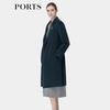 PORTS Women's Elegant Autumn Winter Wool Blend Coat