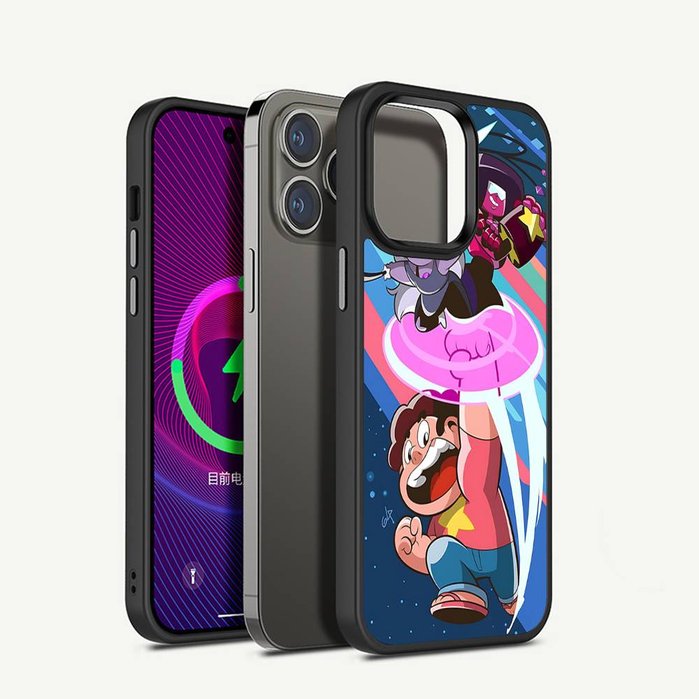 S-Steven U-Universe Cartoon Anime Phone Cover For IPhone 17 16 15 14 13 12 11 Pro Max Mini For Magsafe Magnetic Wireless Charge