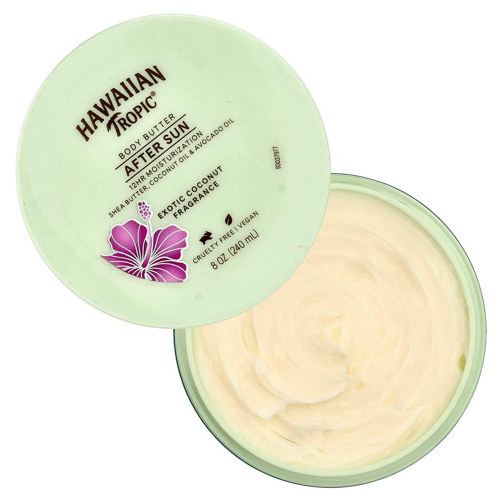 Hawaiian Tropic After Sun Body Butter, Exotic Coconut, 8 Oz (240 Ml)