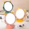 Cat Ear Desktop Makeup Mirror for Home, Student Dormitory, or Dressing Table - Princess Style