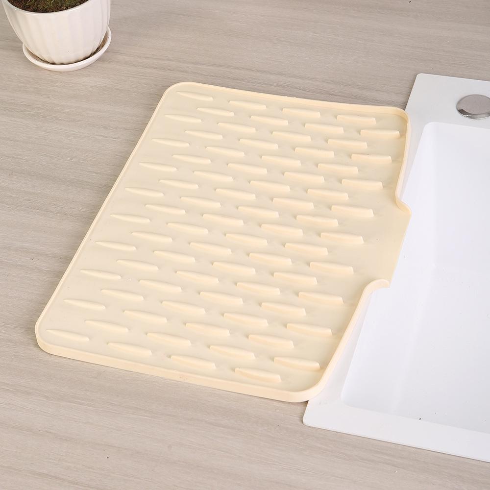 Силиконовый коврик для сушки: Универсальная кухонная сушилка и легко моющийся термостойкий коврик на столешницу