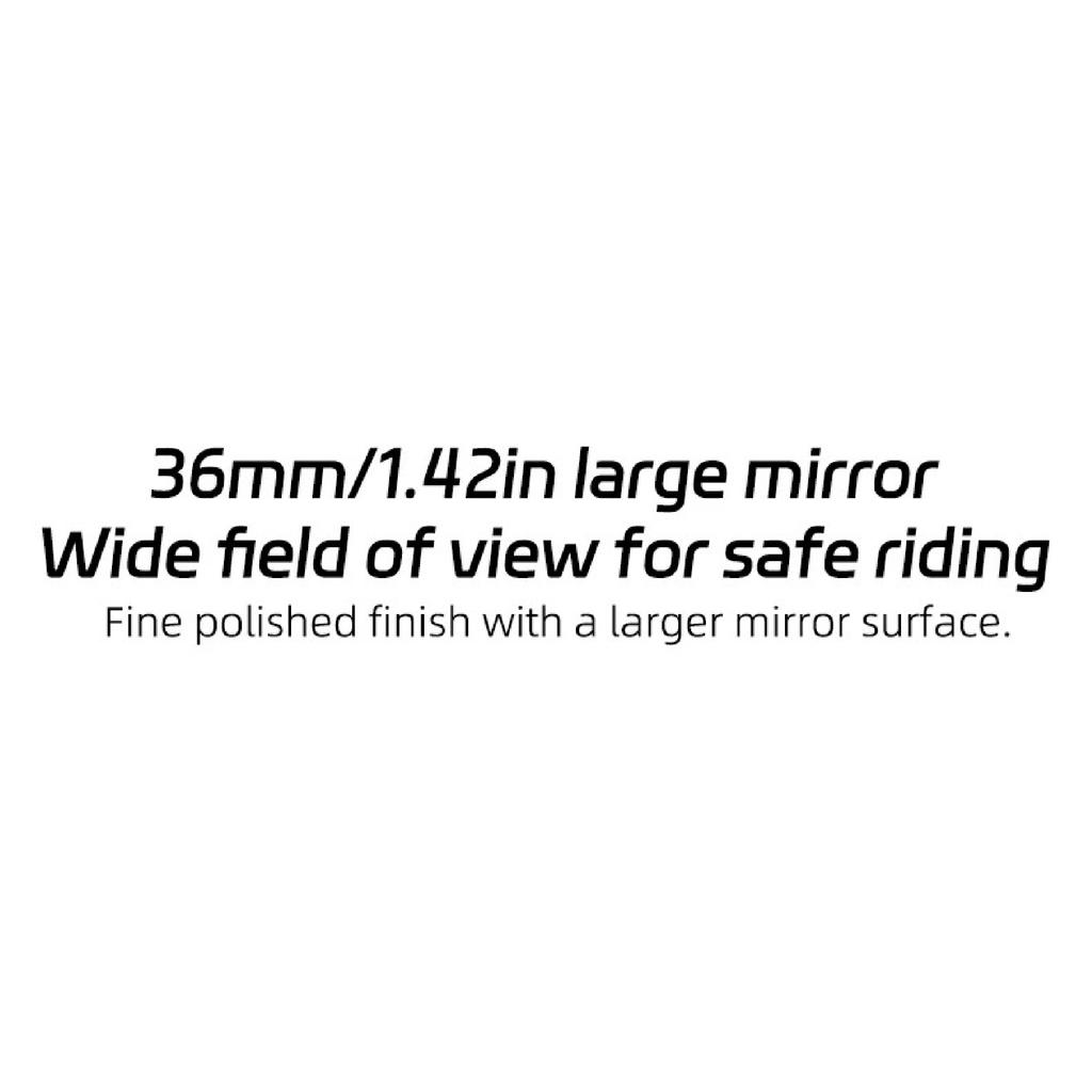 Rrskit Bicycle Handlebar Mirrors For MTB Road Bicycles 360 Degrees Rotate Bike Side Handlebar Mirror Convenient And Safety