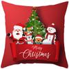 Чехол на рождественскую подушку для дивана, спальни, новогоднего домашнего декора, веселого праздничного подарка, 45x45 см
