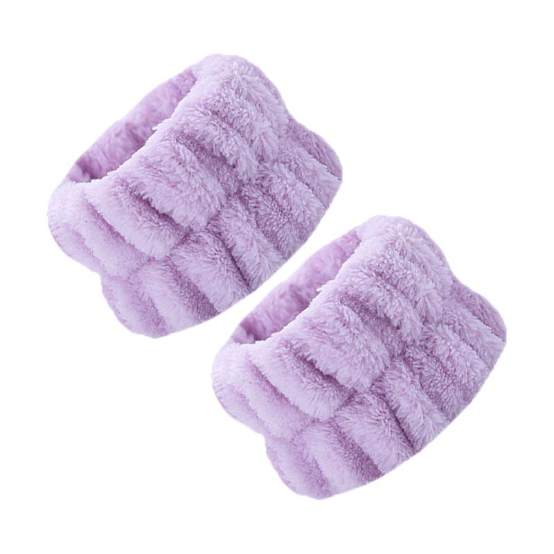 1 пара женских браслетов для йоги, бега и мытья лица, повязка из микрофибры, впитывающая влагу