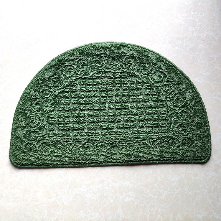 Nordic Cute Semi-Circular Non Slip Absorbing Outdoor Door Maters for Bathroom