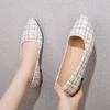 Women's Flat Shoes Office Ladies Footwear Pointed Toe With Heel Ballet Flats Comfortable And Elegant Chic Point Novelties L