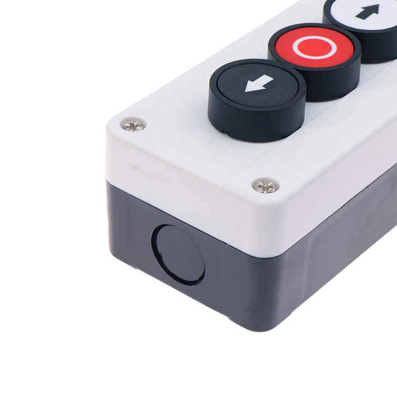 1 Piece Emergency Stop Industrial Control Button Box With Arrow Symbol Cnc Start Stop Self Sealing Waterproof Button Switch