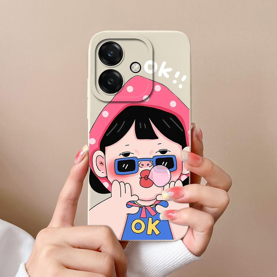 Чехол для телефона Oppo A3 Pro A3X A40 A80 Креативная Полная Защита Задняя Крышка Для Oppo A 3 OppoA3 4G 5G Мягкий Жидкий Силикон Fundas