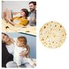 Novelty Tortillas Throw Blanket Flannel Swaddles Napping Blanket for Baby Toddlers Teens Funny Gift Realistic Pattern