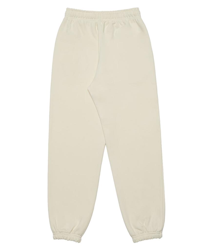 ASTRAL PROJECTION Lettering Logo Comfortable Training Sweat Jogger Pants_Cream