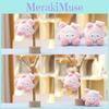 Adorable Kirby Mini Plushie Pendant With Rabbit Appearance For Decor Backpack