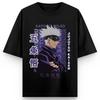 Jujutsu Kaisen Аниме Годжо Сатору Печать Хлопковая Футболка Унисекс и Женская Харадзюку Повседневная Свободная Летняя Аниме Периферия Одежда