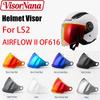 Ветровое стекло для LS2 - AIRFLOW II OF616 Солнцезащитный козырек Оригинальные аксессуары Открытый шлем для мотоцикла Цветная линза Viseira CapaceteДатчики скорости 6