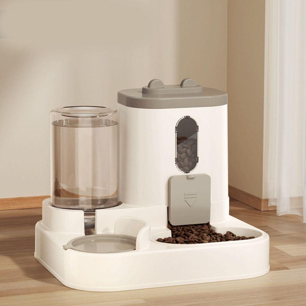 Dry Wet Separation Pet Water Dispenser Cat Dog Food Bowl Pet Kitten Bowl Accessories