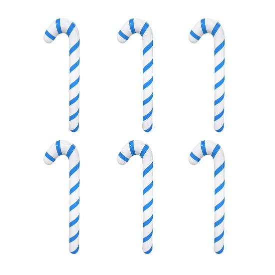 Надувные шары в виде леденцов для рождественских украшений. Большие леденцы с красно-белой полоской для Рождества, для дома, улицы, праздничного двора, бассейна, пляжа.