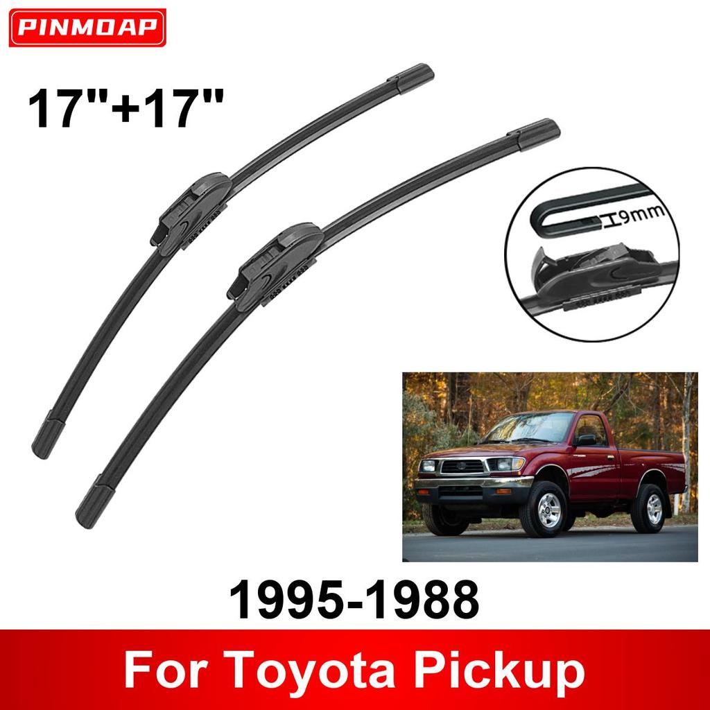 Автомобильный стеклоочиститель для пикапа Toyota 1995-1988 17" + 17" передние задние щетки стеклоочистителя щетки режущие аксессуары