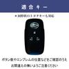 Key Genuine Leather Key Compatible with Accessory 4 HALLMOSmart Case, Cover, Roomy/Tanto (LA650S/LA660S)/Move Canvas/Atrai/Thor (Daihatsu/Toyota
