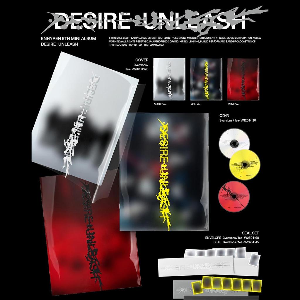 ENHYPEN ЖЕЛАНИЕ РАСКРЫТЬ [MAKE Ver.  ВЫ Вер.  МОЙ вариант]