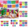 Cinco De Mayo Decorations Festival Day of the Dead Mexican Party Banner Plastic Fiesta Banner