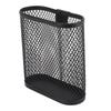 Wall Mounted Pen Holder Desk Rack Mesh Pencil Marker Organizer with Metal Hook for Office