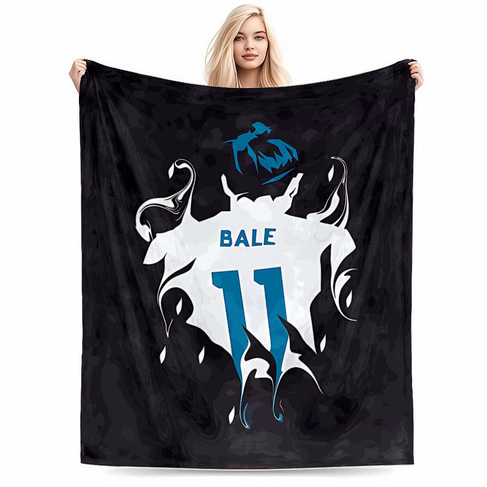 Abstract Football Jersey Design for all seasons blanket lunch break throw gift