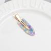 Simple Colorful Seamless Hair Clip Women Acetate No Bend Bangs Clip Barrettes Duckbill Clip Hairpins Hair Accessories For Girls