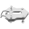 Silver Motorcycle Kickstand Pad Side Stand Base Enlarger Accessory