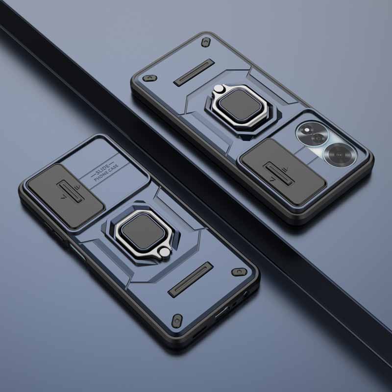 Slide Lens Case For OPPO A60 A79 A 60 Cover Shockproof Armor Funda for Realme 12 Pro Plus C65 C67 C 67 Phone Case
