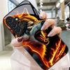 Flaming Wolf Head Phone Case for Samsung Galaxy S26 S25 S24 S23 S22 FE Ultra Plus Fashion Phone Cases Carcasa Glass Coque Fundas