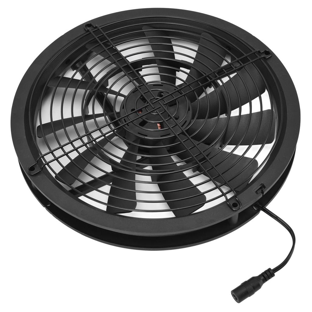 Многоцелевой вытяжной вентилятор на солнечной энергии 100 Вт 12 В Простая установка для кемпинга на открытом воздухе и вентиляции с использованием зеленой энергии