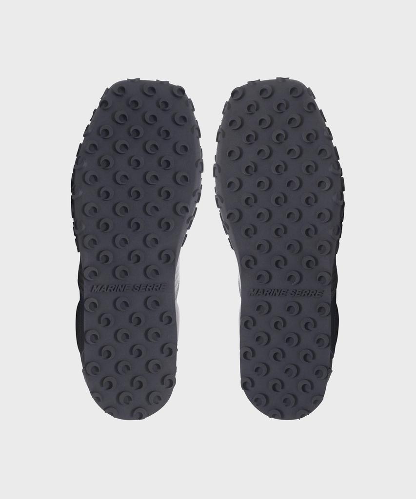 Marine Serre (W) Lizard Printed Leather Ms Rise Anthracite