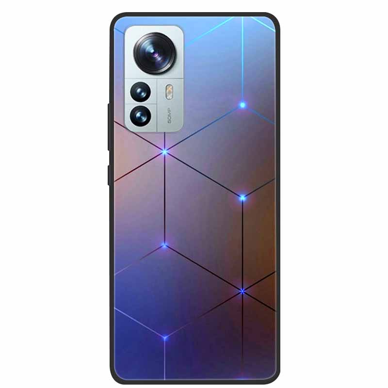 Чехол для телефона Xiaomi 12T Pro Чехол-крышка Лев Волк Черный Мягкий Силиконовый Чехол Для Xiaomi 12T Pro Задняя Крышка Чехол 12 T 12TPro Funda Capa