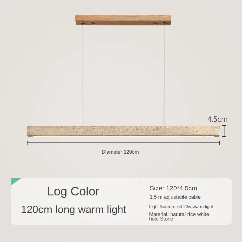 Подвесной светильник из камня с длинной полосой, однолинейный светильник для ресторана, гостиной, офиса, кабинета, стола, светильника из дерева