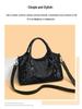 2025 Snake Print Women's High-Capacity Shoulder and Crossbody Tote Bag