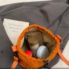 Korean Style Drawstring Bucket Bag Handbag Small Crossbody Bag Sweet Nylon Shoulder Bag  Travel