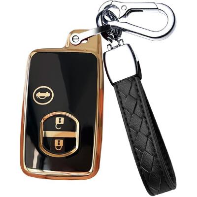 HIBEYO ТПУ брелок для Toyota 86 Crown Mark X Camry Prius Wish Ractis Avensis Aqua IQ Vitz Land Cruiser Prado Subaru Чехол для ключей автомобиля