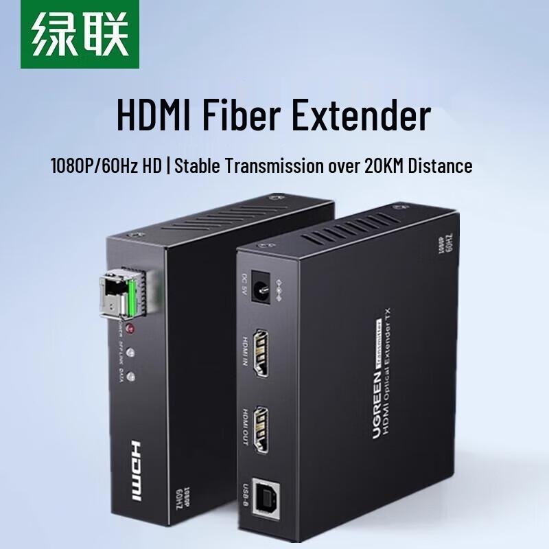 UGREEN AT302-45655 HDMI Fiber Optic Transceiver