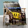 Borussia Dortmund Customize Your Name Blanket Cozy Personalized Blanket Comfortable for Bed Office Chair Office Chair Four Seasons Universal