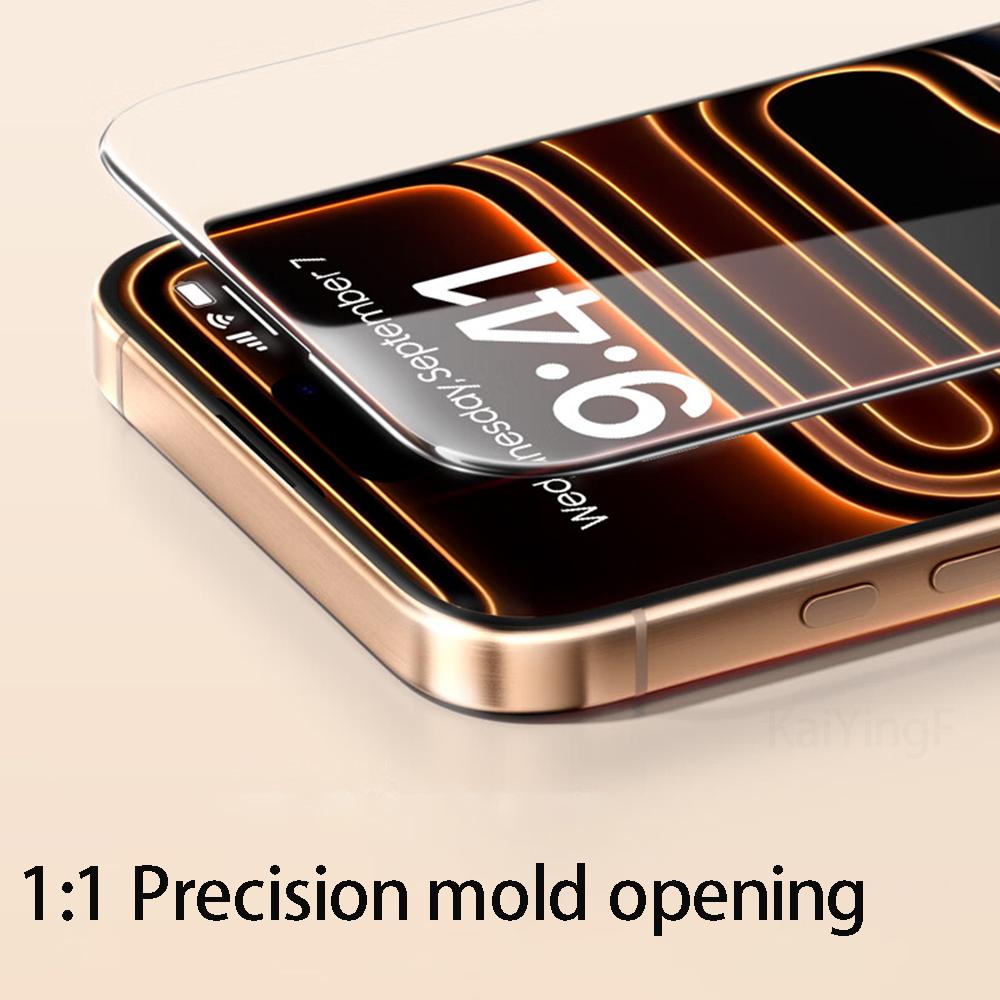 4Pcs Tempered Glass For iPhone 13 18 17 16 15 14 12 11 Pro Max XR X HD-Definition Screen Protector Oleophobic Coating Glass Film2