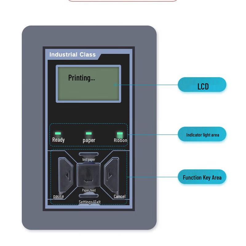 POSTEK TX6r RFID Industrial Label Printer CN plug (adapter included)