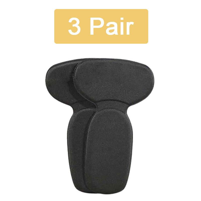 3 пары полустелек для женщин, высокие каблуки, облегчение боли в пятке, вкладыши, наклейки для спины, подушечки, защита для ног