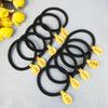 10pcs/Lot High Quality Simple Black Color Elastic Hair Bands Women Headband Hair Ties Ropes Rubber Band Girls Hair Accessories