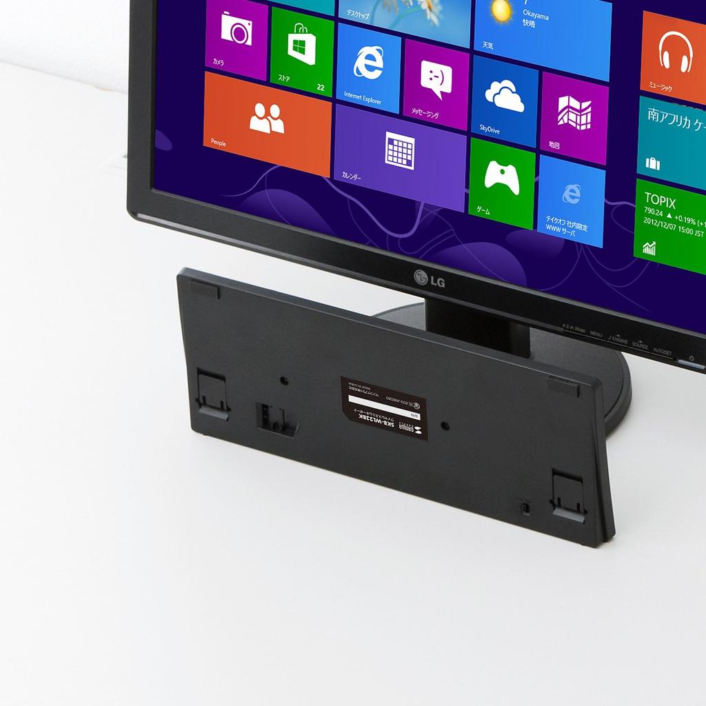 SANWA SUPPLY Wireless Slim Keyboard, Black, SKB-WL23BK