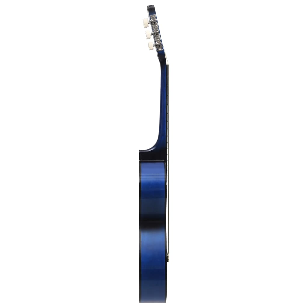 Beginner s Classical Guitar with Bag Blue 3 4 Size 36