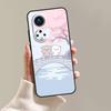 Мультяшный Чехол-Кот Персик Моти Для Honor 90 Lite 70 50 X9a X8a X7a X6a X7 X8 X9 9X 8X Magic 5 Pro Magic 5 Lite Обложка