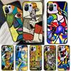 Picasso Abstract Art Painting Phone Case For Xiaomi Mi 11 Lite 12 11T Pro POCO X3 Pro X3 GT F1 F3 M3 M4 X4 Pro Cover