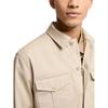 Moncler SS26 Cotton Blend Gabardine Long Sleeve Shirt With Pocket And Button Men shirts L10912F00055598QH21L